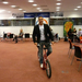 on bike in European Youth Centre Budapest
