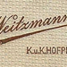 Weitzmann S. Wien X. K.u.K. Hofphotograph