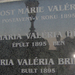 Mária Valéria hídon márvány emlék tábla