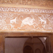 Kasan, falfestmény a Boruzserdi-ház bejáratánál