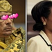 Muammar-Gaddafi-Hearts-Condoleeza-Rice-