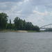 régi híd a Tisza közepéről