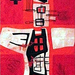 19 REGRESSUS AD UTERUM 20, olaj, vászon, linó,100x40cm, 2004