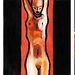 55 SZÜLETÉSTRIPTICHON 3, olaj, vászon, 50x135cm, 2005