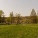 Field with bridge