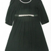 90729A-24  DNG BLACK COTTON JERSEY DRESS SIZE 2 4 6  PRICE USD 4