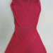 91013A-14   PRADA RED KNITTING DRESS SIZE 2 4 6 PRICE USD39  .