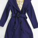 91019A-11A PRADA BLUE WOOL JACKET SIZE 2 4 6 PRICE USD51