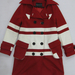 91010A-15A  GUCCI RED WOOL COAT SIZE 2 4 6 PRICE USD52