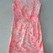 90806C-22 CHANEL PINK POLYESTER JERSEY DRESS SIZE 2 4 6(BACK) PR