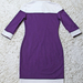 90920B-46A CHANEL PURPLE JERSEY DRESS SIZE S M L(BACK) PRICE USD