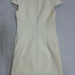 91015A-10A  CHANEL WHITE WOOL DRESS SIZE 2 4 6 (BACK) PRICE USD4