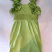 90806B-24 MIUMIU GREEN COTTON DRESS SIZE 2 4 6(BACK) PRICE USD 4