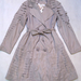 90920B-01 MOSCHINO GREY-BEIGE COTTON&POLYESTER DUSTCOAT SIZE 2 4