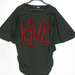 90923A-15A LOVE MOSCHINO BAO BLACK COTTON TOP SIZE 2 4 6 PRICE U