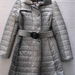 91009B-11 MOSCHINO GREY POLYESTER&COTTON COAT SIZE 2 4 6 PRICE U