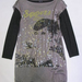 90723A-39A ANNA SUI GREY WOOL JERSEY DRESS SIZE 2 4 6 PRICE USD 