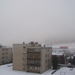 Besztercei képek, ködös téli nap