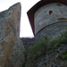 somoskői vár, a főtorony és a nyugati fal