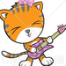 46168-Royalty-Free-RF-Clipart-Illustration-Of-A-Female-Rock-And-