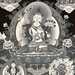 arapachana manjushri esoteric black thangka tp83 (Medium)