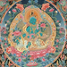 green tara seated in a orb encircled with dragons tp45 (Medium)